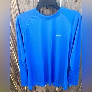 Columbia Sportswear Co women’s blue UPF 50 Omni-shade pullover top size …